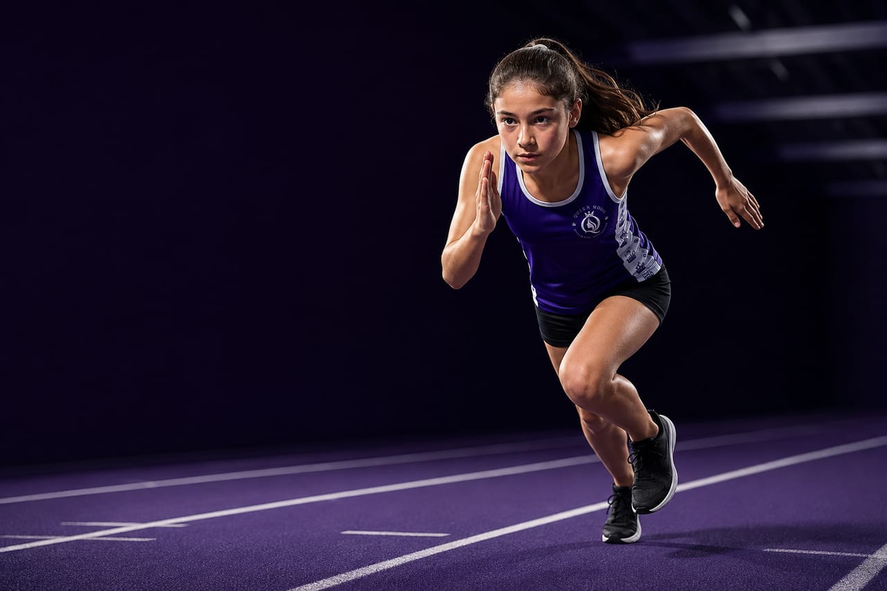 A Sparks Queen driving out of a sprint start.
